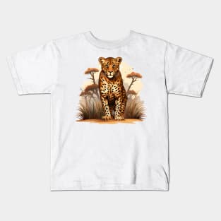 African Leopard Kids T-Shirt